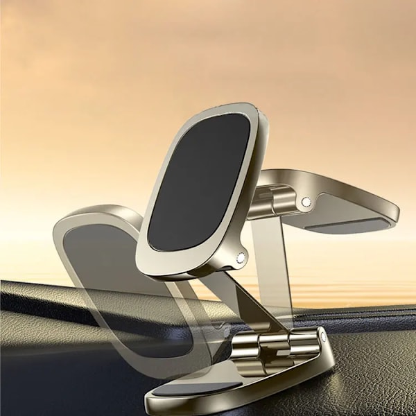 Bilholder i aluminiumslegering, 360° roterbar, magnetisk tilpasning Customization_yux Customization