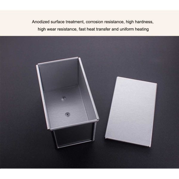 Toast Box Brødform Bageudstyr Brødpand Aluminium 250g