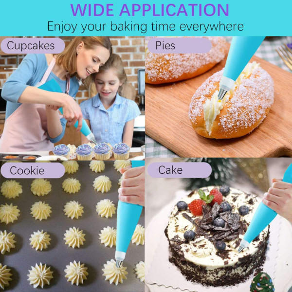 Sprøyteposer og sett, kakedekorasjonsmateriale for baking