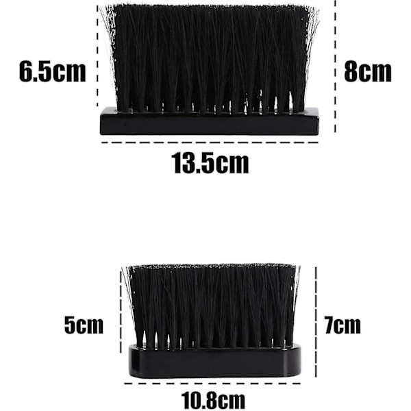 2-pack eldstadsborste, hållbar rektangulär ersättningsborste för eldstad, eldstad, grill och eldstad 10 cm