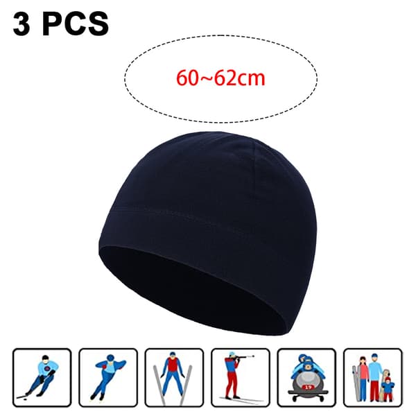 3 deler Vinter varm lue Myk polarfleece lue stil 1