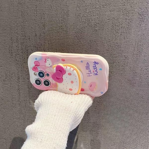 Kawaii iPhone Mobilskall, Søtt Katte TPU-skall med Luftputestativ, Designet for Jenter og Kvinner iPhone 12 Mini iPhone 12 Mini_yux iPhone 12 Mini