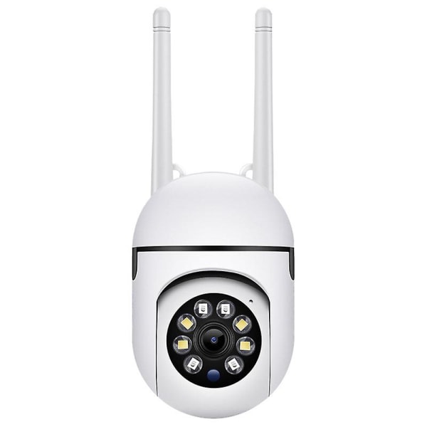 Galaxy Säkerhetskamera inomhus utomhus, 2,4G trådlös CCTV WiFi-kamera med infrarött mörkerseende