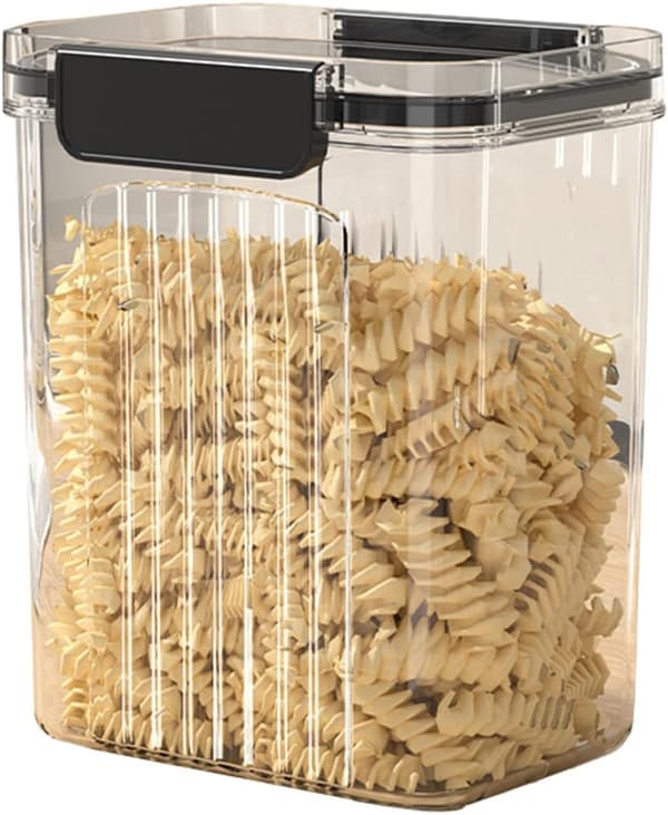Can Crusher Jars Food Storage Containers, Transparent, Airtight, Home, Kitchen, Pantry, Organization and Storage, Candy, Rectangular, 1300ML_yux 1300ml