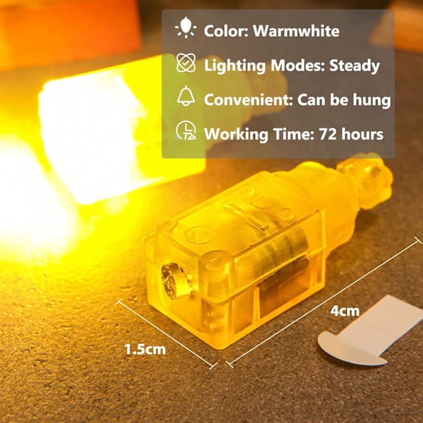 30 kpl Mini LED-ilmapallovalot, Lämminvalkoiset Paperilyhdyt Hää- ja Juhlakoristeluun