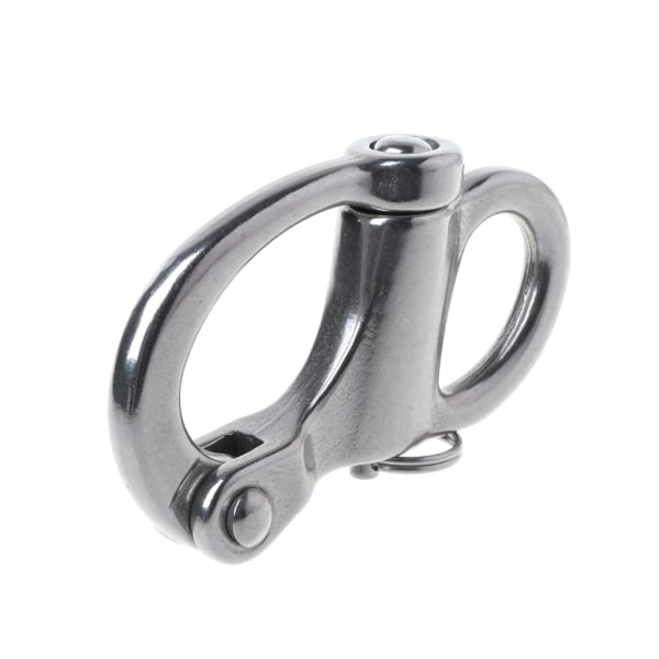 Metallrigg Seiling Fast Bail Snap Shackle Fast Øye Snap Hook Seilskute 96mm
