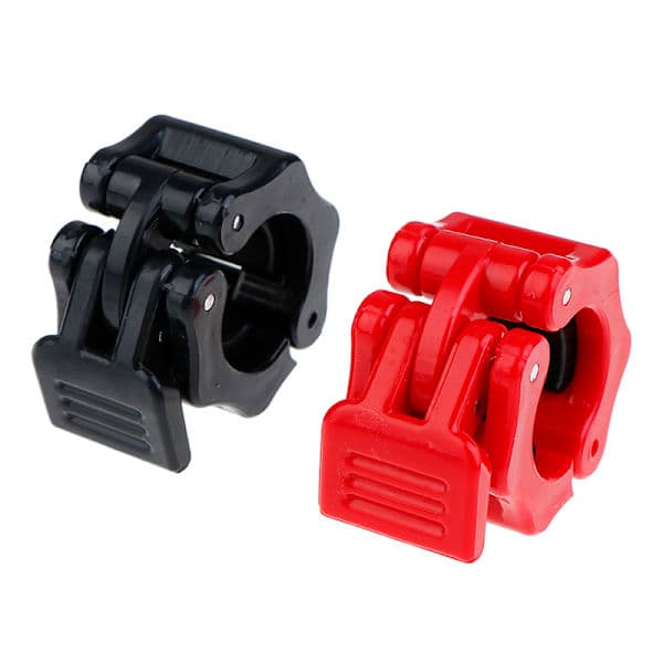 25MM Dumbbell Barbell Clamps Lock Buckle Exercise Equipment Red Red