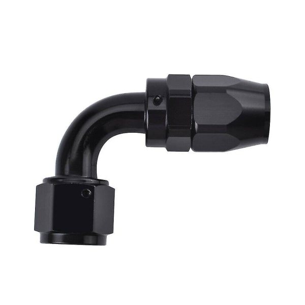 2x An -10 An10 Slangekobling Jic 90 Grader Rask Strøm Stealth Black Slange UK Lager