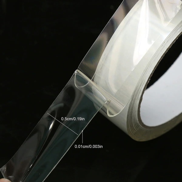 Uppgradera Nano Tape Bubble Kit, Dubbelsidig Tape Plast Bubble, elastisk tejp Ny Xinda 0,01cm*0,5cm*300cm