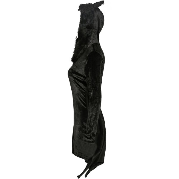 Halloween jul julklappar dekoration - 4XL plus size kläder vuxen i ett stycke blodsugande häxuniform (XL, 8167 strumpor endast svart)