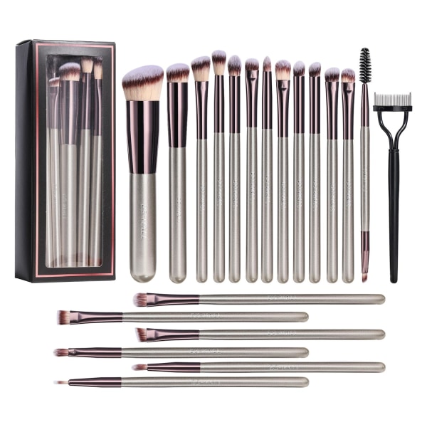 BS22 - BS-MALL 20 stk. eksklusive Makeup / Sminkebørster af Højeste Kvalitet 150