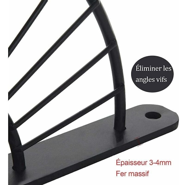 4 st Svarta Väggkonsoler 150×150MM Kraftiga Metallhyllkonsoler Väggmonterade Hyllkonsoler - Maxlast 50KG, från DEBUNS