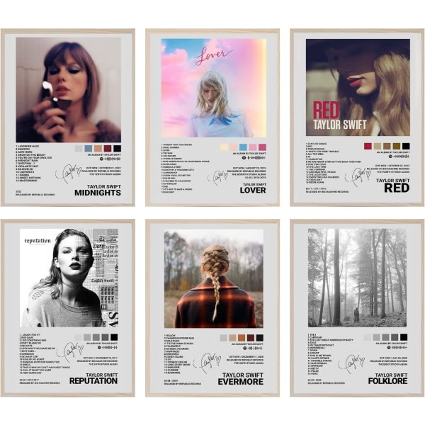 (20 x 25 cm) Taylor Swift-omslag Signert Begrenset Opplag