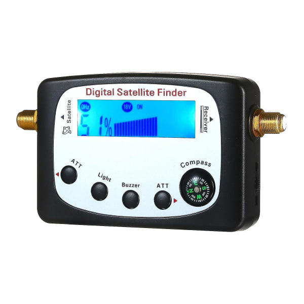 Satellitsignalsøger Digital satellitfinder Sf-9509 Mini digital satellitsignalsøger Lcd-display med kompas--