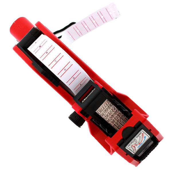 TG Etiketdispenser - 300 Røde Etiketter Rød