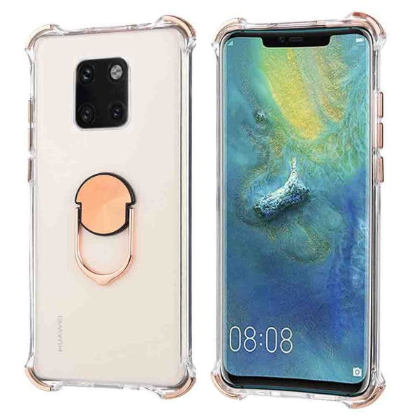 TG Huawei Mate 20 Pro - Genomtænkt Beskyttelsesetui med Ringholder Rød