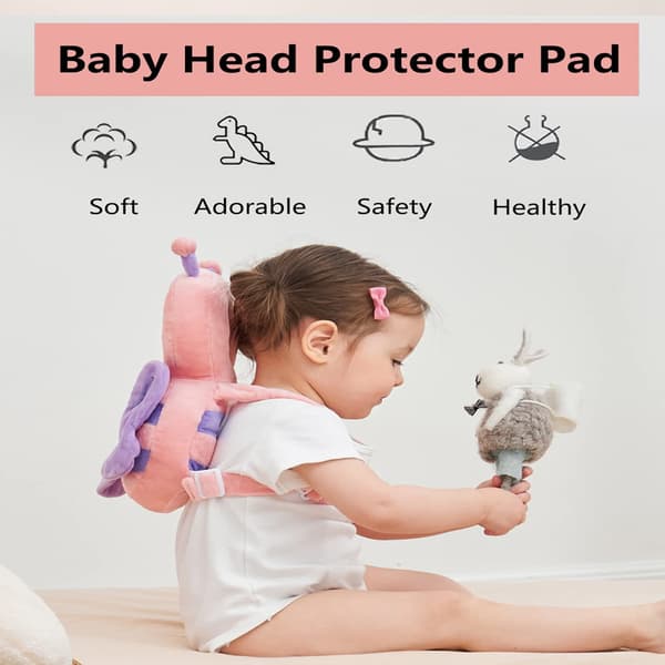 Baby Head Protection Backpack, Head Protector for Toddlers When Falling C