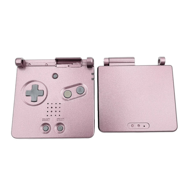 Skal i enfärgat ABS-material för GBA-SP-spelkonsol Fullt Set Spelmaskinshus Speltillbehör 0.07 Pink