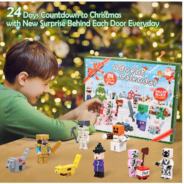 Julekalender med 24 gummibader 13