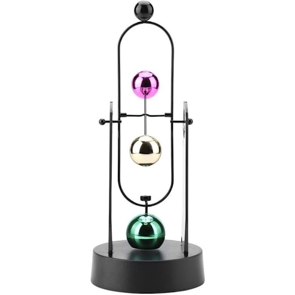 Perpetual Motion Svingende Kinetisk Kunst Elektronisk Riste Vrikke Enhet Svingende Balanse Kuler Fysikk Vitenskap Skrivebordsleke Hjemmedekorasjon