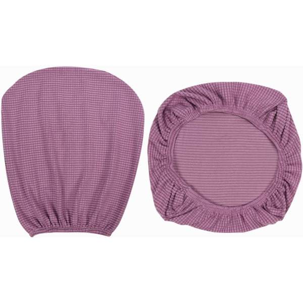 1 sett myke, vaskbare stretch-spandex sete- og ryggtrekk for