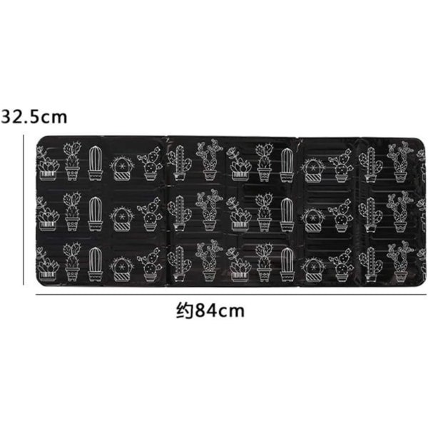 Galaxy Hemma Køkken Gasspis Aluminiumfolie Madolje Baffel (Sort) 1 stk