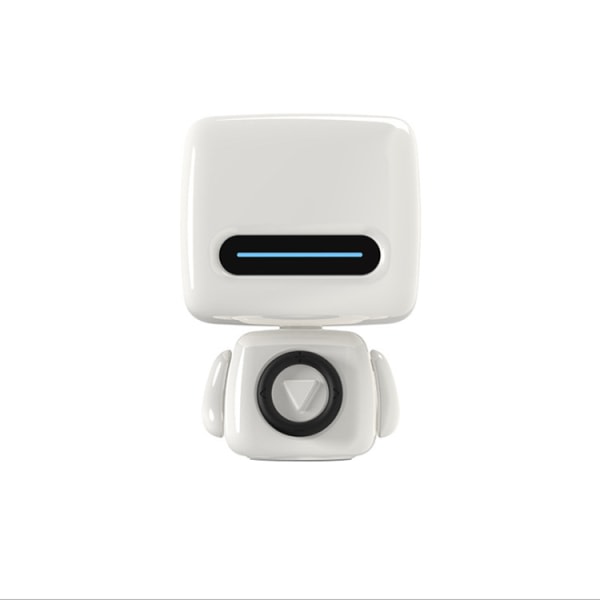 Mini Cute Kannettava Robot Bluetooth Högtalare (grå)