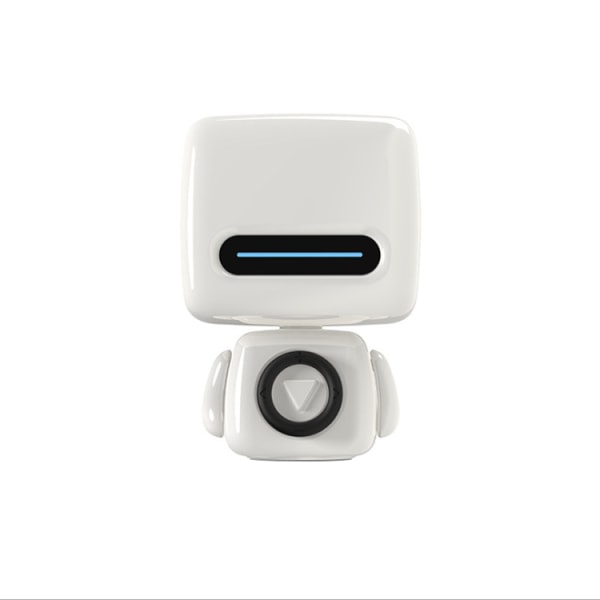 Mini söt bärbar robot Bluetooth-kaiutin (harmaa)
