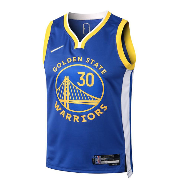 L061# NBA 22/23 Warriors Färgglad Orchid Nr 30 Jersey Vuxen et S S