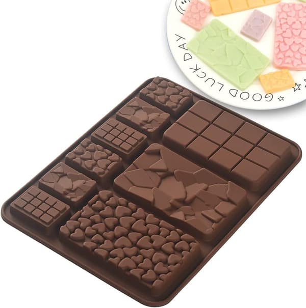 Form til chokoladekage, hjemmelavede protein- og energikager, 5-pak