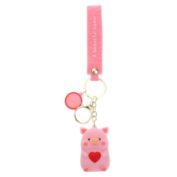 1. gris nøkkelring anheng leketøy nøkkelring Praktisk nåværende nyckelring Nyckelhänge