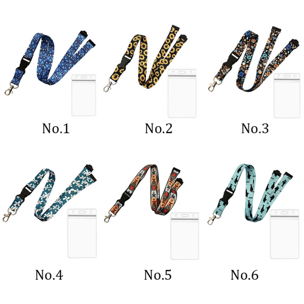 TG Nøkkelbånd med Plastlomme (Flere modeller) NR. 4