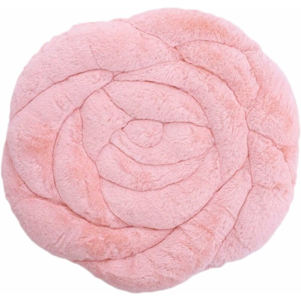 Myk og komfortabel rosa plysjkudde Pute Haleben Isjias & Coccyx smertelindrende stolputer for hjemmekontor sofa - DKSFJKL