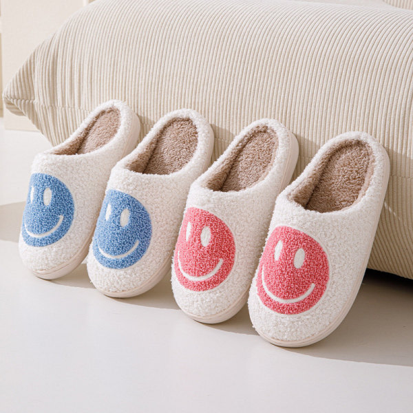 Barbie Smiley Face Tofflor Dam Smile Tofflor Blå 40-41