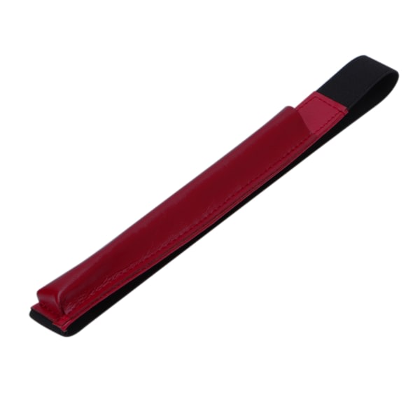 Skyddsfodral i konstläder för blyertsgenerering Case för pennlock cap Tablett Touch Pen Stylus - påse Red