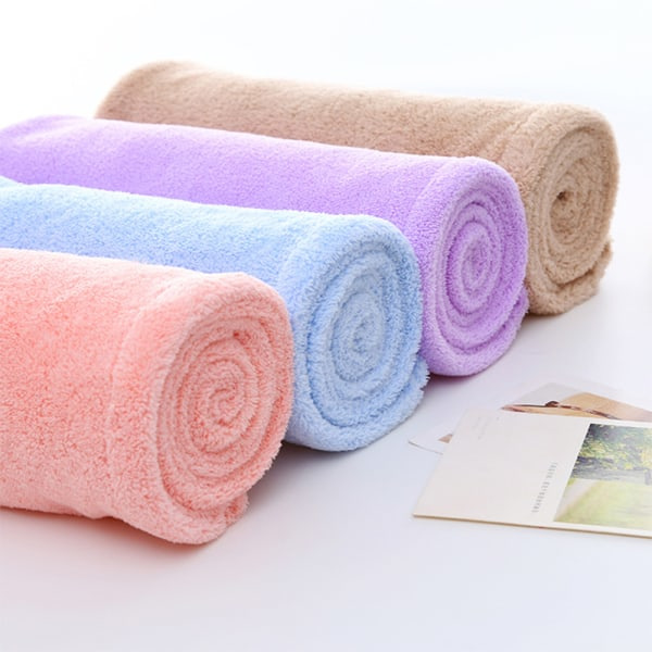 TG 3-pack Mikrofiber Hår Scarfs Wrap Absorberande Twist Bandana Rosa
