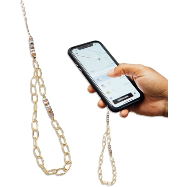 TG Mobillina, Telefonkedja, Telefonsmycke, Kort Metall