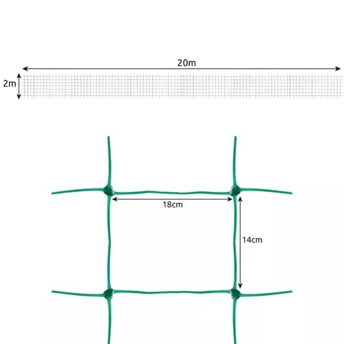 Kasvituki / Tukiverkko kasveille - 2x20m 450