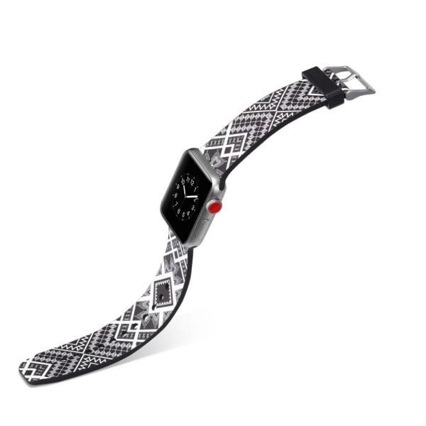 Silikon urrem til Apple Watch 4 44mm, 3/2/1 42mm - Quadrangl multifarvet