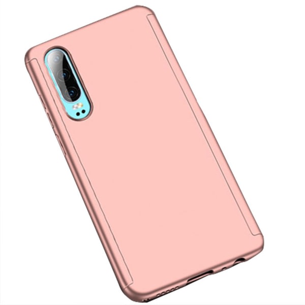 TG Elegant Stødabsorberende FLOVEME 360 Etui - Huawei P30 Sølv