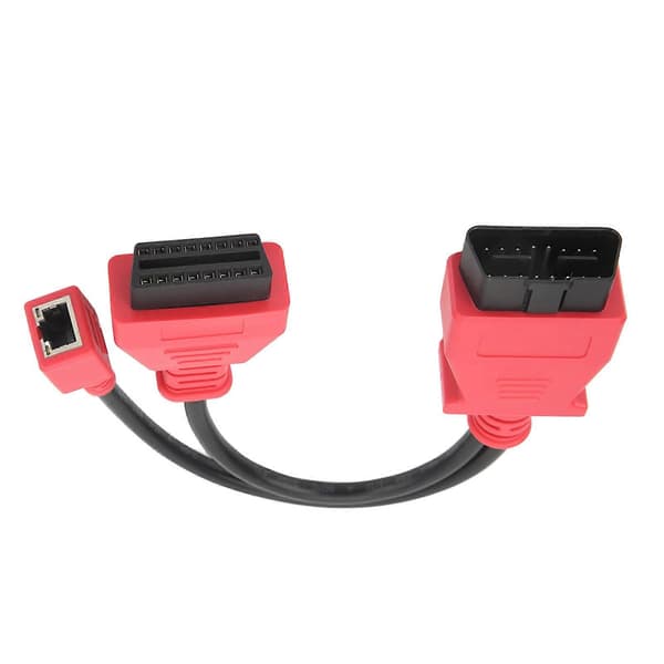 Programmeringskabelkontakt Ethernet OBD2-kabeladapter för Autel MS908 PRO MS908S PRO MaxiSys Elite IM608 för F-chassi-yux