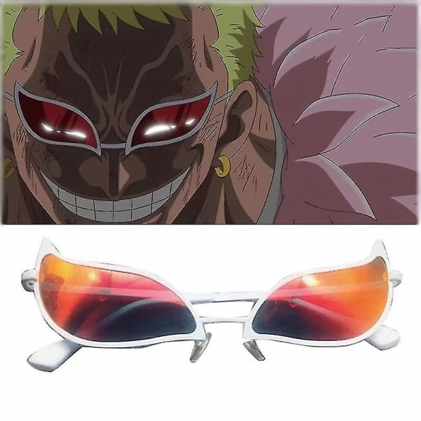 Donquixote Doflamingo Cosplay Glasögon Anime Pvc Solglasögon