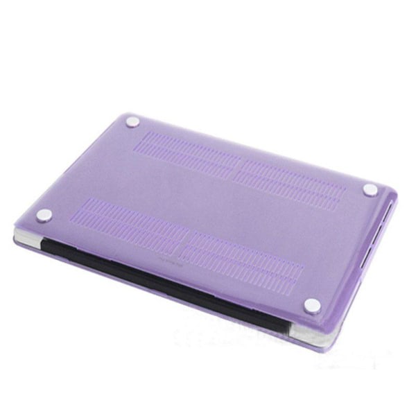 Skal for Macbook Pro Retina - Blank transparent lilla 15,4 tommer