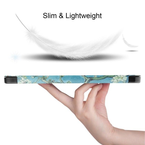 Apple iPad Air (2020) (2022) Slim fit tri-fold fodral - træ med multif?rg