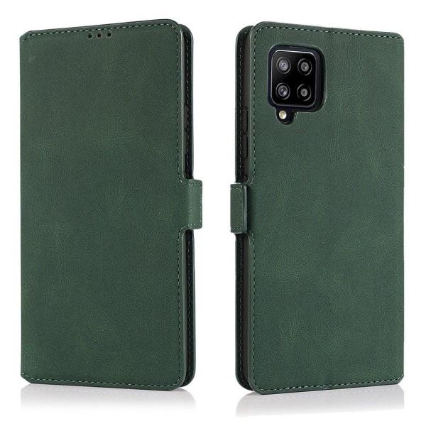TG Eksklusivt FLOVEME Wallet Case - Samsung Galaxy A42 Mørkegrøn