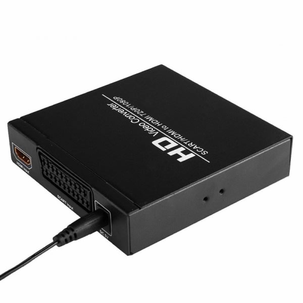 TG Scart HDMI AV-Konverterare Svart