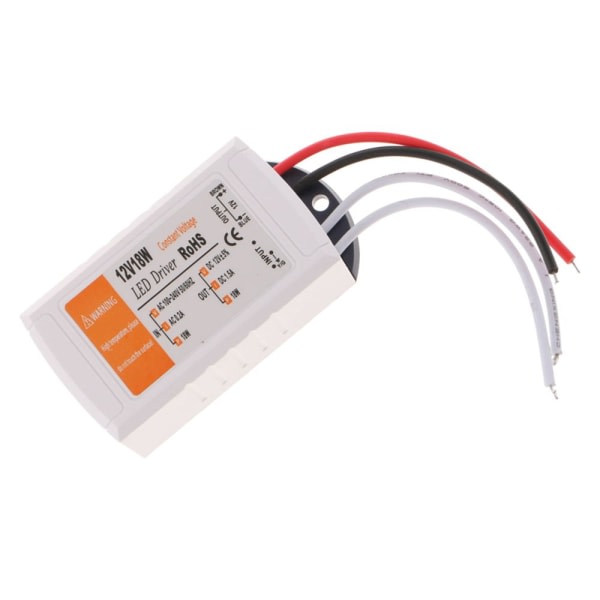 LED-transformator, elektronisk transformator DC 12V til AC 90-240V 28W