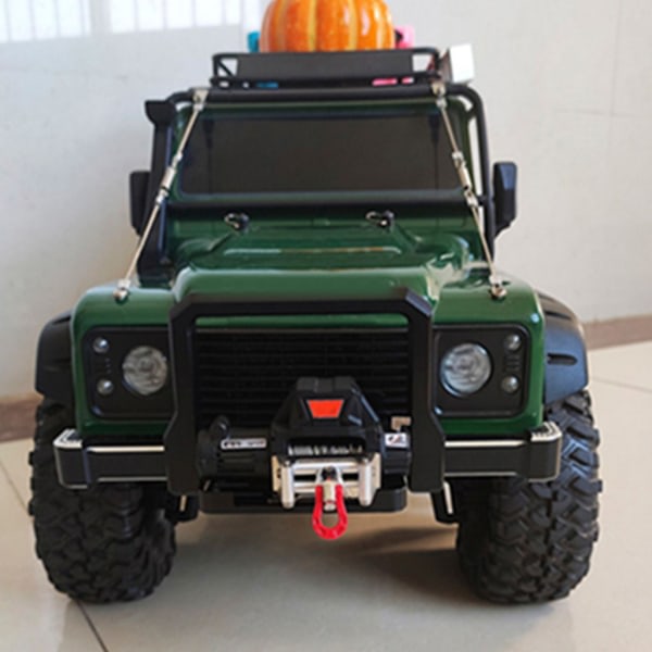 RC-bil Automatisk Vinsch RC-Vinsch Tråd RC-bil Dekor Simulerade Tillbehör för 1/10 Skala Redcat Axial SCX10 D90 RC Crawler Svart