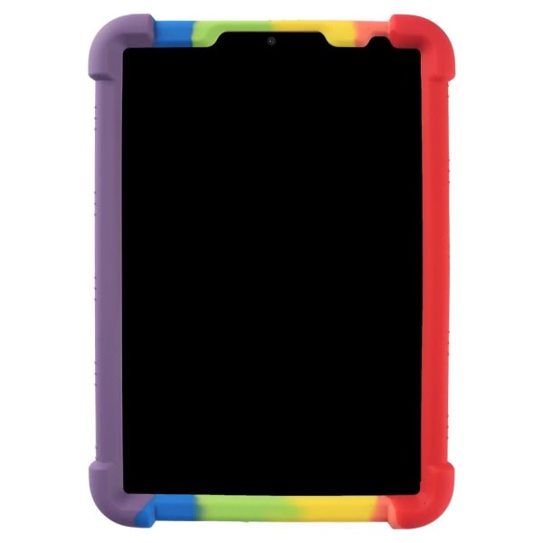 Skal til iPad Mini 2021 blød silikonbeskyttelse ska Regnbåge P multifarve