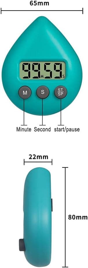Dusch-timer - Vattentät digital dusch-timer - Vatten_yux